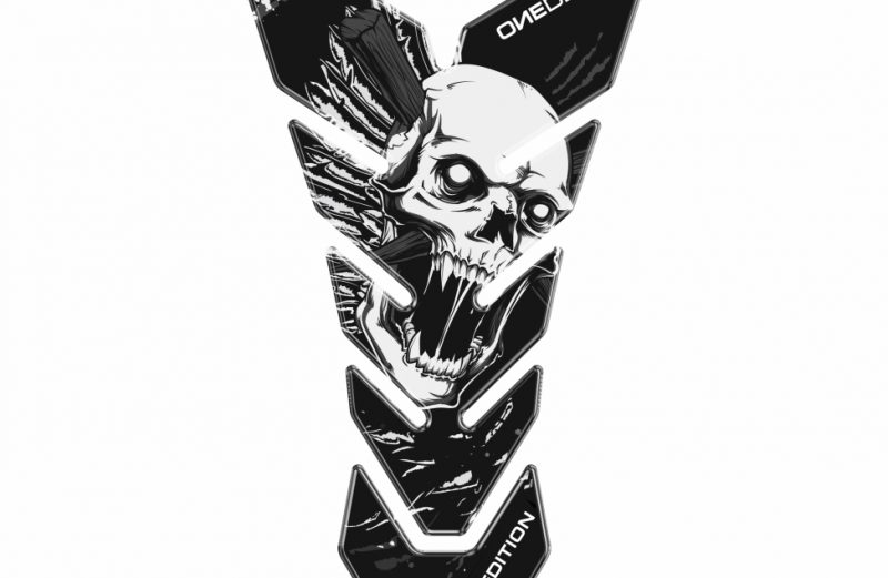 Наклейка на бак ONEDESIGN CGBE8P skull 6