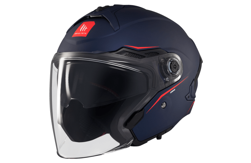 MT HELMET OF515SV COSMO SV SOLID A7 BLUE MATT