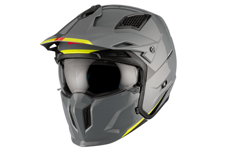 MT HELMET TR902B SV STREETFIGHTER SV S SOLID A22 GLOSS GREY