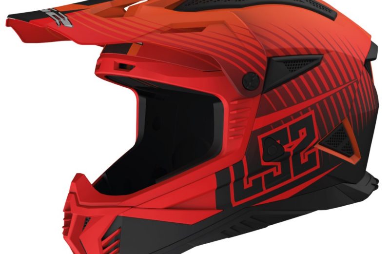 LS2 MX708 FAST II DUCK M.H-V ORANGE RED-06