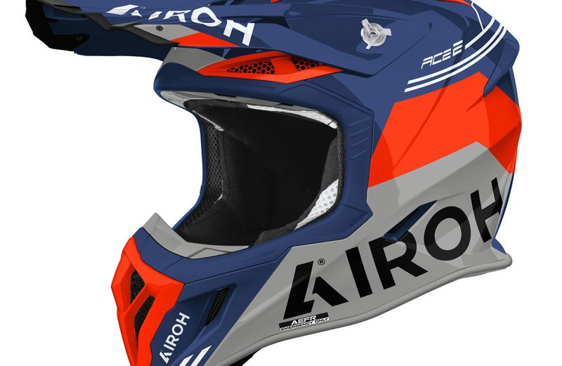 AIROH AVIATOR ACE 2 FURY CERULEAN GLOSS AIROH AVIATOR ACE 2 FURY CERULEAN GLOSS