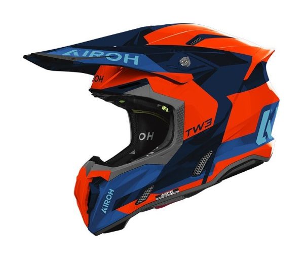 AIROH TWIST 3 FANCY ORANGE/BLUE GLOSS
