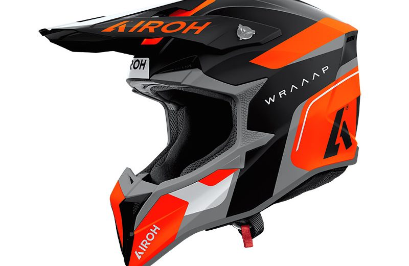 AIROH WRAAAP CONQUER ORANGE MATT