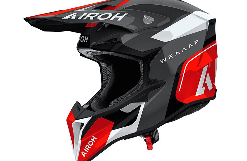 AIROH WRAAAP CONQUER RED GLOSS