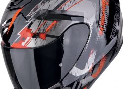 Шлем Scorpion EXO-391 CLUTTER Черно-красный M