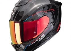 Шлем Scorpion EXO-1500 CARBON AIR MUNDI Черно-красный