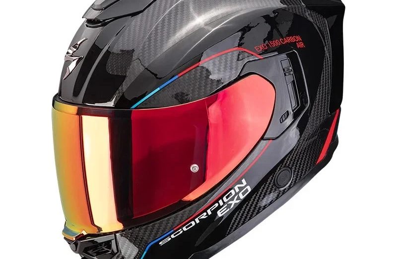Шлем Scorpion EXO-1500 CARBON AIR MUNDI Черно-красный
