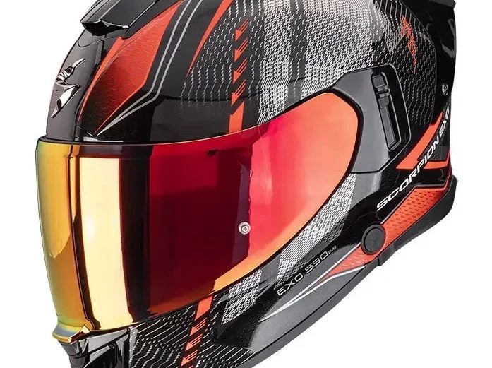 Шлем Scorpion EXO-530 AIR THERAS черно-красный