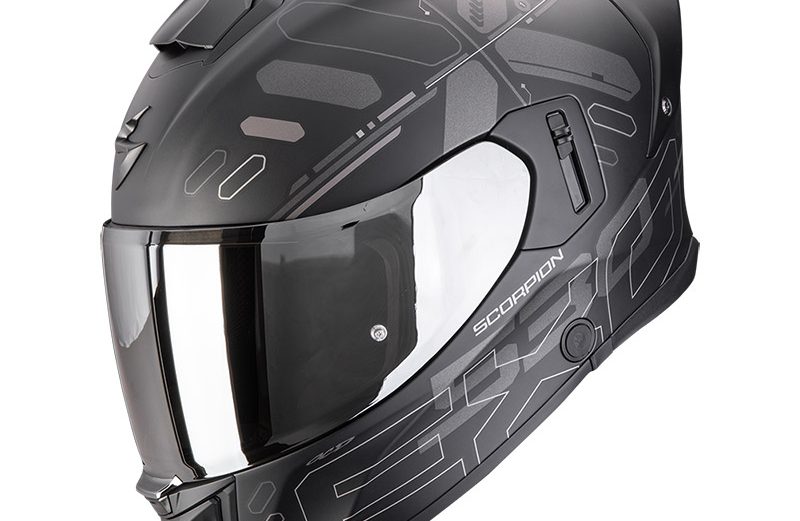 Шлем Scorpion EXO-530 AIR FOND Matt Black-Silver