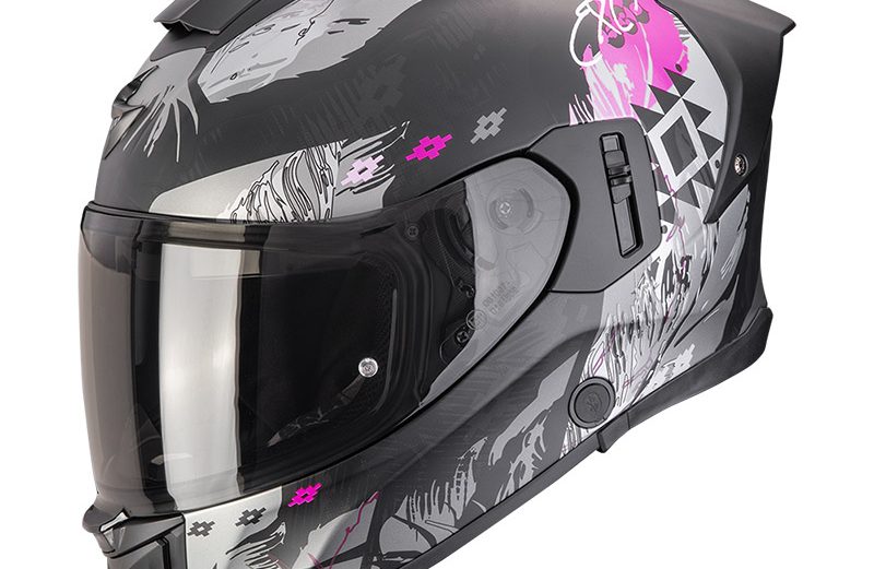 SCORPION EXO-530 AIR HADJI Noir mat-Rose