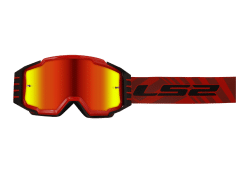 ОЧКИ LS2 CHARGER PRO GOGGLE RED WITH RED IRIDIUM VISOR